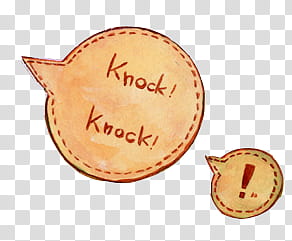 , knock knock illustration transparent background PNG clipart