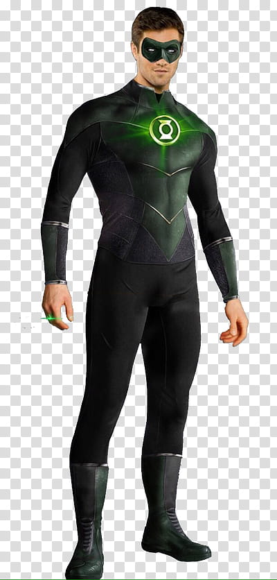 Joshua Bowman as Green Lantern Back V transparent background PNG clipart