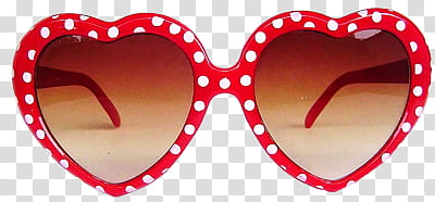 Sunglasses, red sunglasses with frames transparent background PNG clipart
