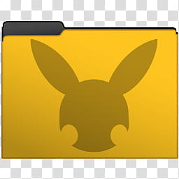 Pokemon Chu Set  of  Shiny Folder Icons, Pikachu-Icon-S transparent background PNG clipart