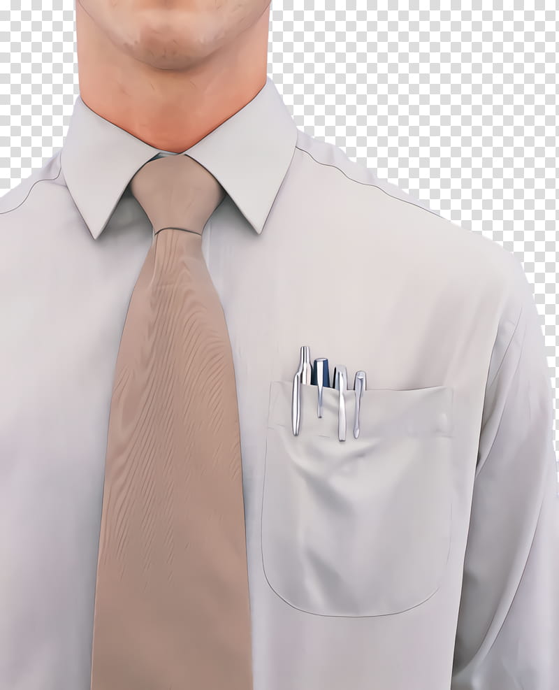 collar white clothing formal wear shirt, Tie, Neck, Sleeve, Beige, Whitecollar Worker transparent background PNG clipart