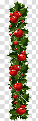 Christmas, green and red Christmas-themed border transparent background PNG clipart