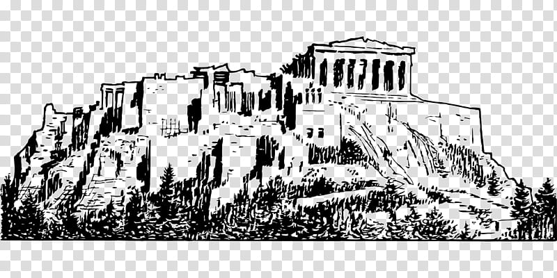 Castle, Parthenon, Acropolis Museum, Acropolis Of Athens, Drawing, Callicrates, Greece, Landmark transparent background PNG clipart