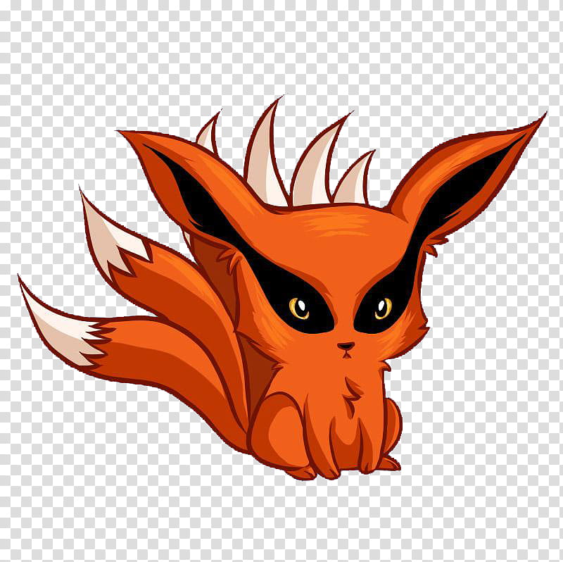 Kyubi II, cartoon fox avatar transparent background PNG clipart