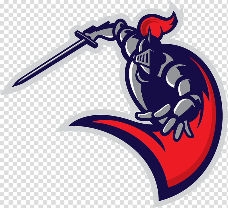 Mascot Logo, Crusades, Knight, Sword, Wing, Beak, Bird, Symbol transparent background PNG clipart