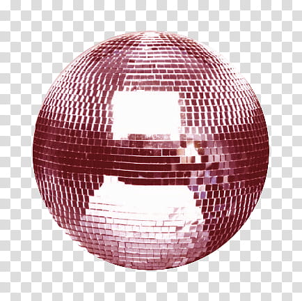 red disco ball transparent background PNG clipart