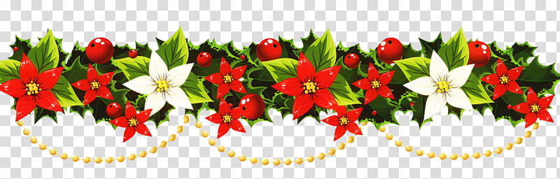 Christmas Poinsettia, Garland, Christmas Day, Wreath, Wreaths Garlands, Christmas Tree, Mistletoe, Flower transparent background PNG clipart
