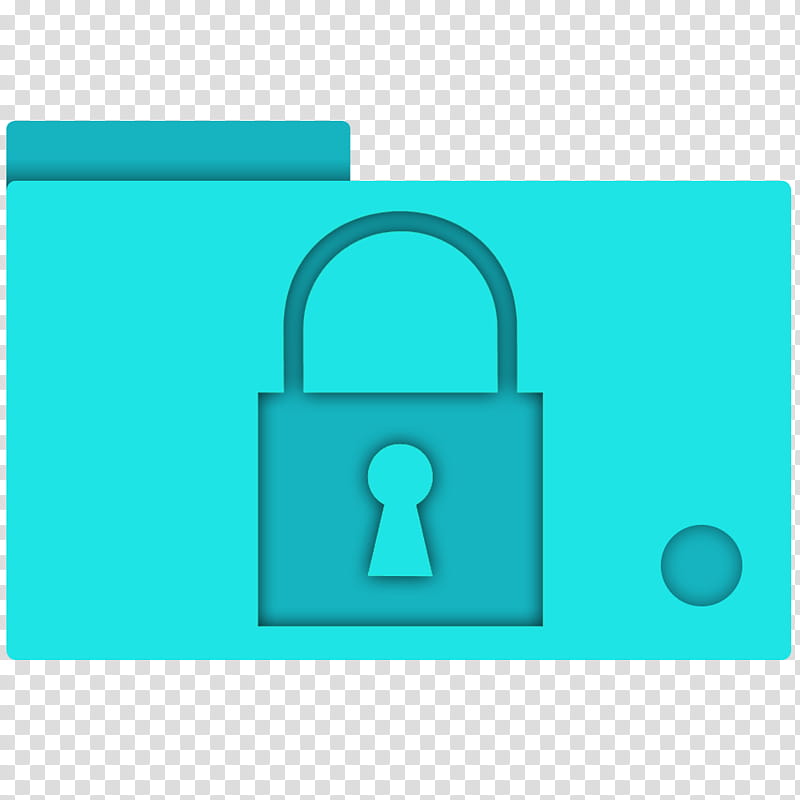 Blue Icons Folders Mjrakk, locked transparent background PNG clipart