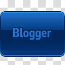 Verglas Icon Set  Oxygen, Blogger, blue Blogger text transparent background PNG clipart