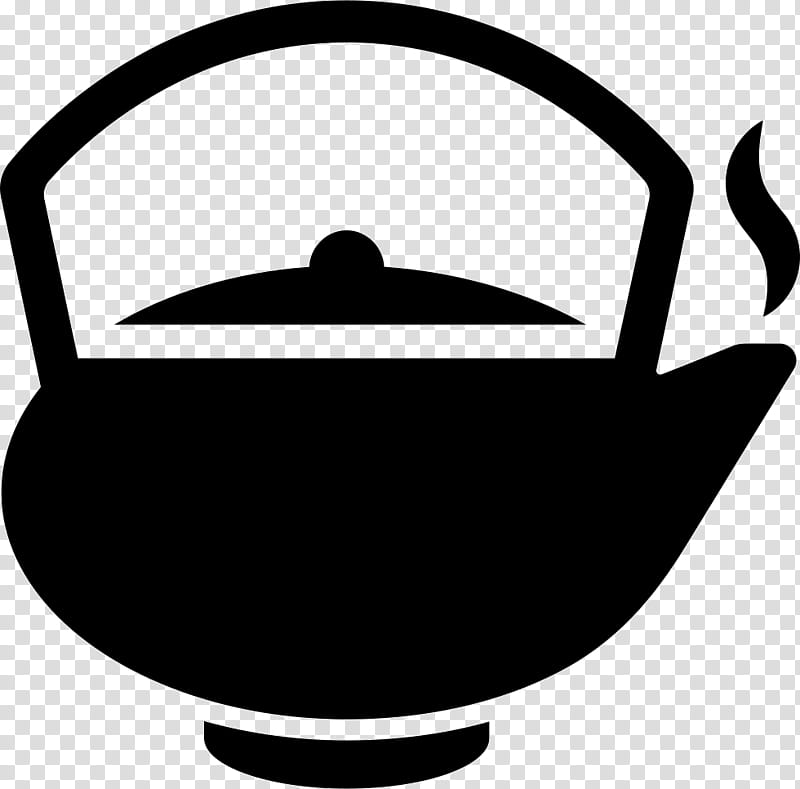 Kitchen, Tea, Teapot, Teacup, Drink, Food, Kitchen Utensil, Black And White transparent background PNG clipart