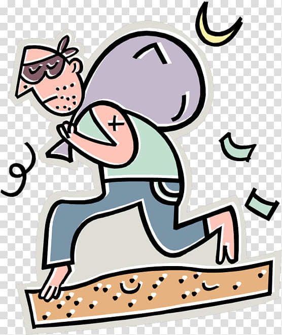 Theft, Robbery, Burglary, Drawing, Cartoon, Pleased transparent background PNG clipart