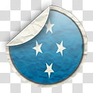 world flags, Micronesia icon transparent background PNG clipart