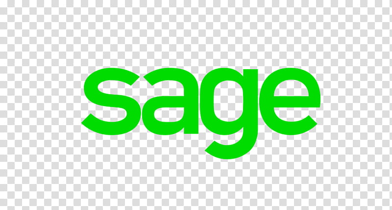 Sage Group Text, Logo, Sage 300, Sage 50 Accounting, Enterprise Resource Planning, Computer Software, Green transparent background PNG clipart
