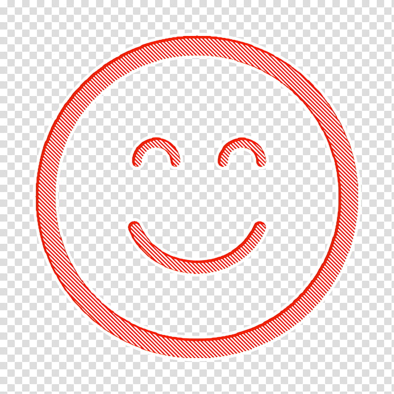 Emotions Rounded icon interface icon Emoticon square smiling face with closed eyes icon, Smile Icon, Facial Expression, Red, Head, Nose, Mouth, Cheek transparent background PNG clipart
