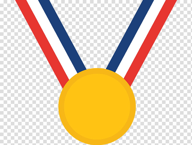 Cartoon Gold Medal, Olympic Medal, Olympic Games, Bronze Medal, Yellow, Line transparent background PNG clipart