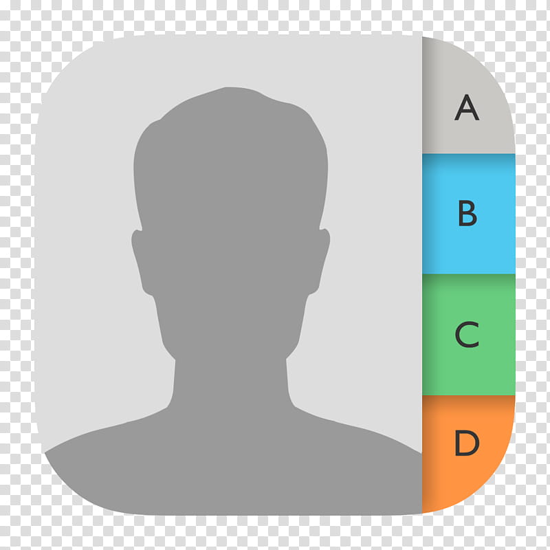 iOS  Icons, Contacts transparent background PNG clipart