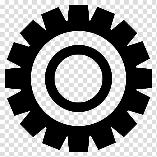 Gear Logo, Poster, Circle, Symbol, Blackandwhite, Wheel transparent background PNG clipart