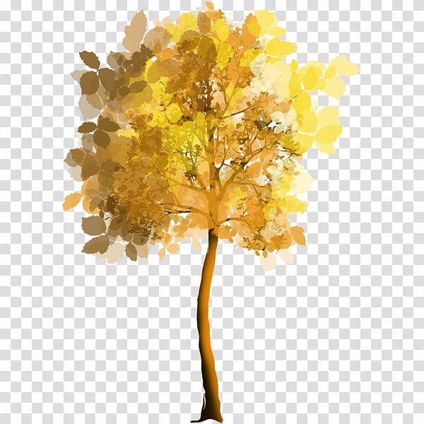 Files , yellow tree transparent background PNG clipart