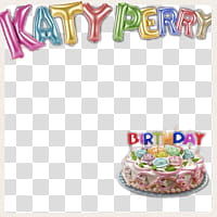 Katy Perry Logos, Katy Perry Birthday decor transparent background PNG clipart