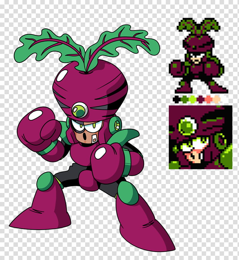 Man, Mega Man 6, Mega Man 9, Mega Man 2, Mega Man X, Robot Master, Beetroots, Green transparent background PNG clipart