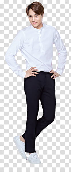 EXO Goobne Chicken, man holding his waist transparent background PNG clipart