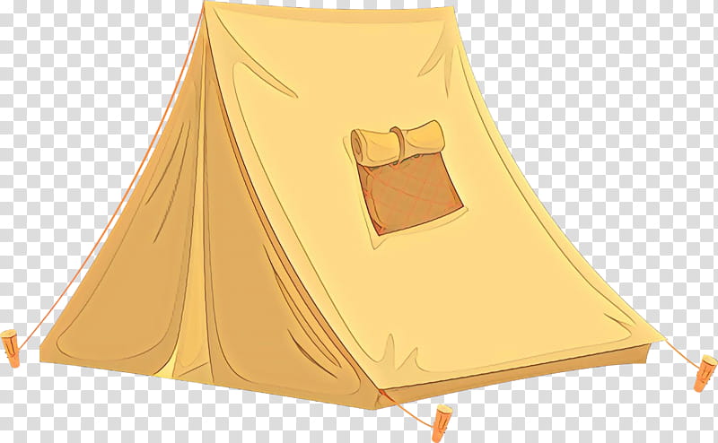 Tent, Orange Sa, Yellow transparent background PNG clipart