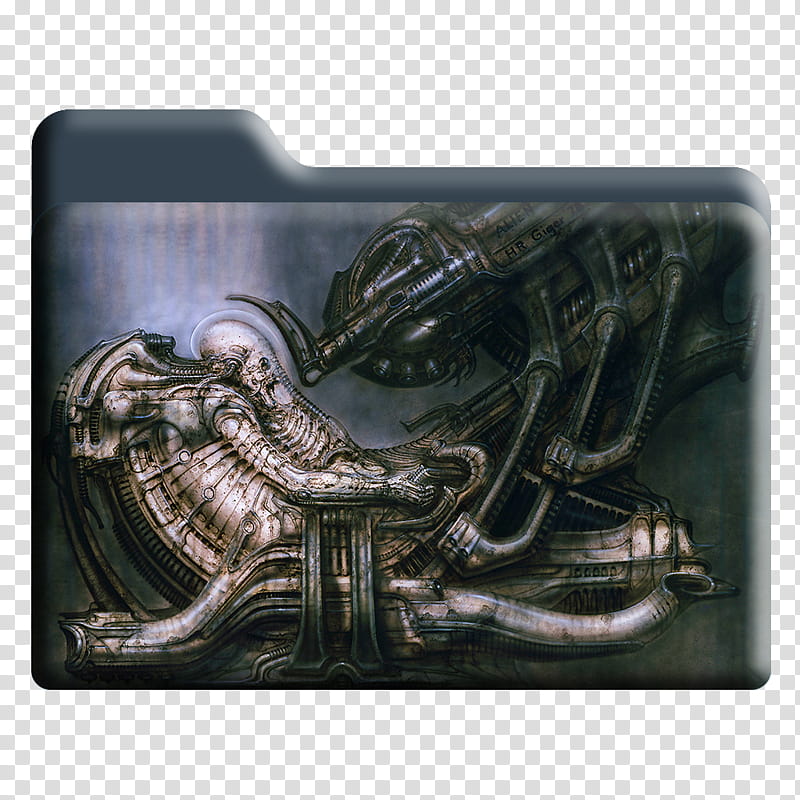 H R Giger HD Folder Icons Mac And Windows , H.R.Giger Folder  transparent background PNG clipart