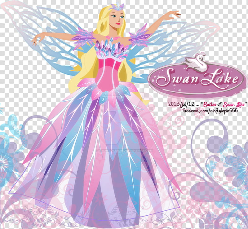 Barbie of Swan Lake transparent background PNG clipart