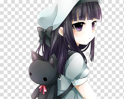 Ririchiyo Render, girl anime character transparent background PNG ...