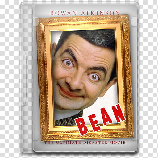 Movie Icon Mega , Bean, Bean Rowan Atkinson movie case transparent background PNG clipart
