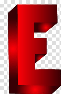 red letter E illustration transparent background PNG clipart