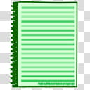 notepad x ico , green and white file icon transparent background PNG clipart