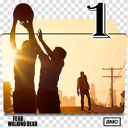 Fear The Walking Dead season folder icons, Fear The Walking Dead S ( transparent background PNG clipart