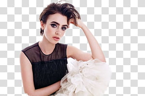 Lily Collins transparent background PNG clipart thumbnail