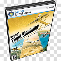 PC Games Dock Icons v , Microsoft Flight Simulator X Deluxe Edition transparent background PNG clipart