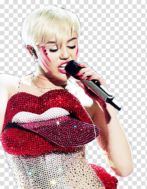 Miley Cyrus, Miley Syrus singing transparent background PNG clipart