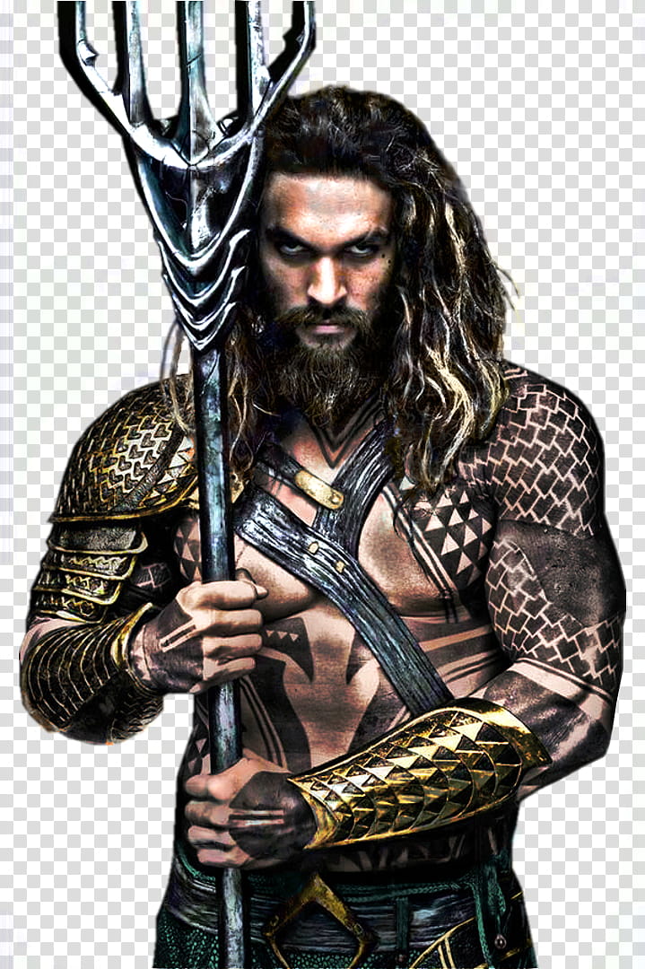 Jason Momoa as Aquaman transparent background PNG clipart