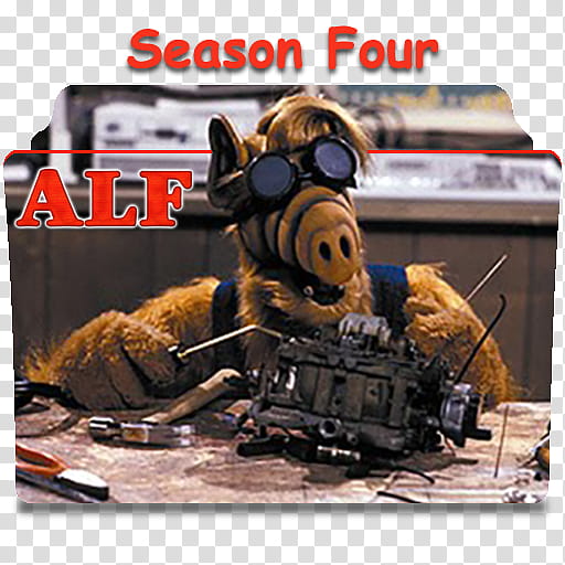 ALF series and season folder icons v, Alf S ( transparent background PNG clipart