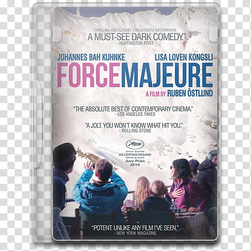 Movie Icon Mega , Force Majeure, Force Majeure DVD case illustration transparent background PNG clipart