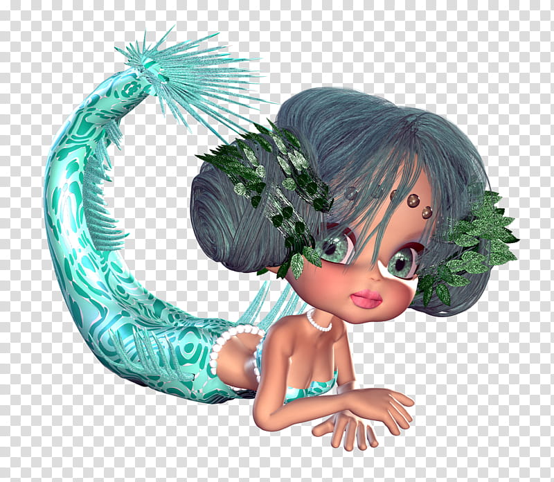 Chibi Mermaid , mermaid girl cartoon character transparent background PNG clipart