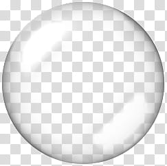 round white and black bubble transparent background PNG clipart