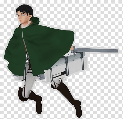 Vidro test: MMDxSnK/AoT: Levi Ackerman transparent background PNG clipart