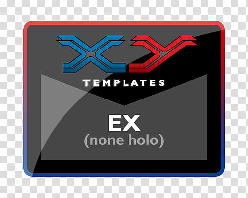 XY Templates, EX None Holo, XY templates logo transparent background PNG clipart