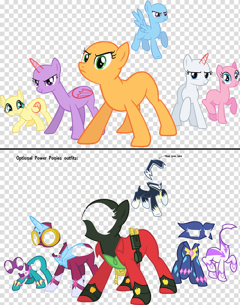 Base Power Pones, My Little Pony characters transparent background PNG clipart