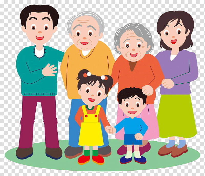 Group Of People, Family, Drawing, Cartoon, Child, Grandparent, Social Group, Friendship transparent background PNG clipart