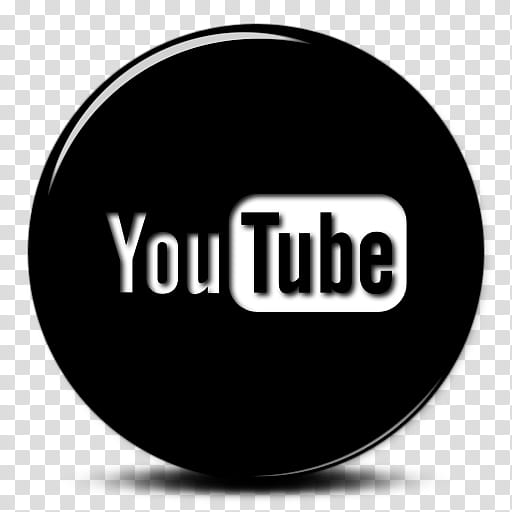 black youtube icons