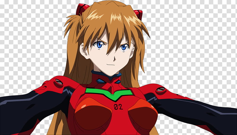 Shikinami Asuka Langley transparent background PNG clipart