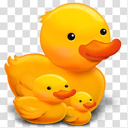 Icons Duck Family, kuak transparent background PNG clipart