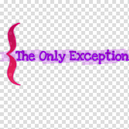 paramore, the only exception text transparent background PNG clipart