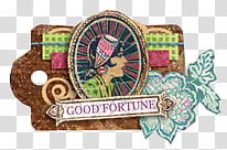 New , Good Fortune advertisement transparent background PNG clipart